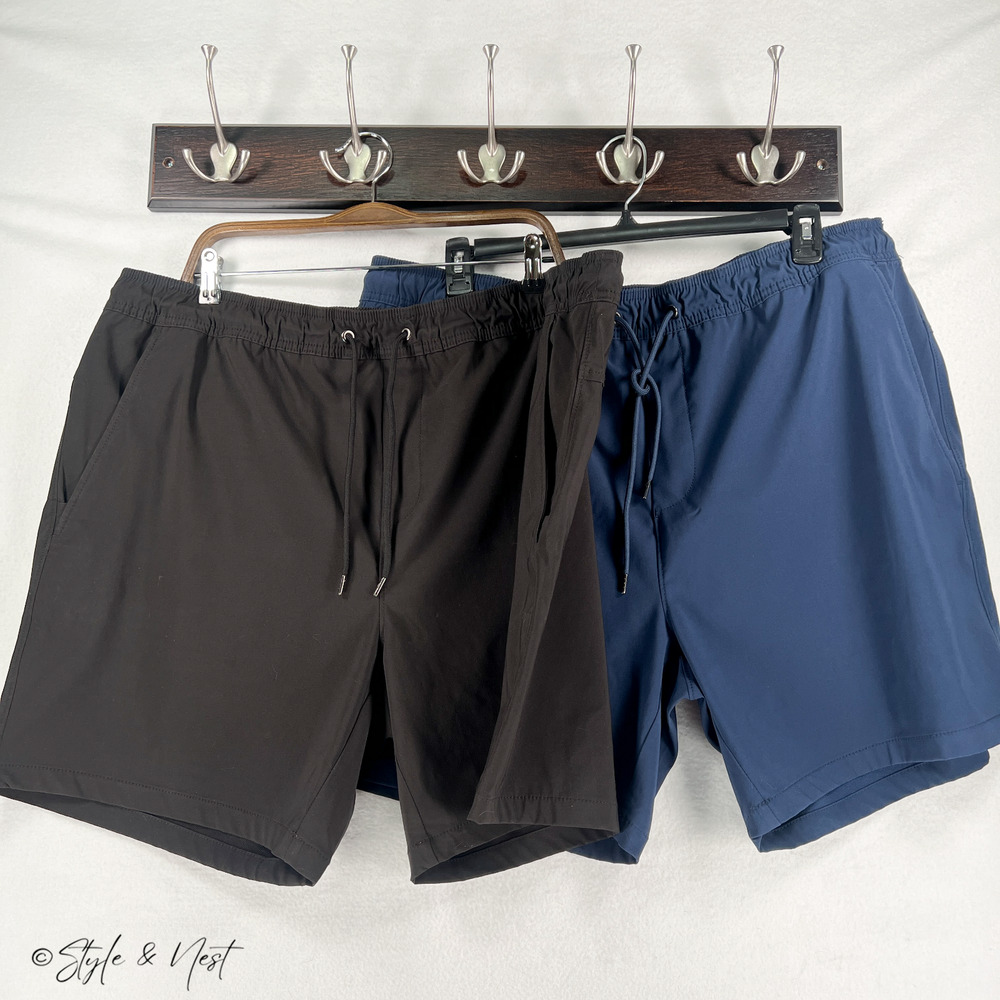 Member’s Mark Tech Pull On Shorts Bundle 2XL Mens Athletic